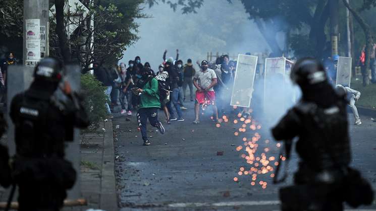 A pesar de dialogo,siguen protestas en Colombia