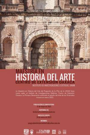 Primera maestría de Historia del Arte en Oaxaca 