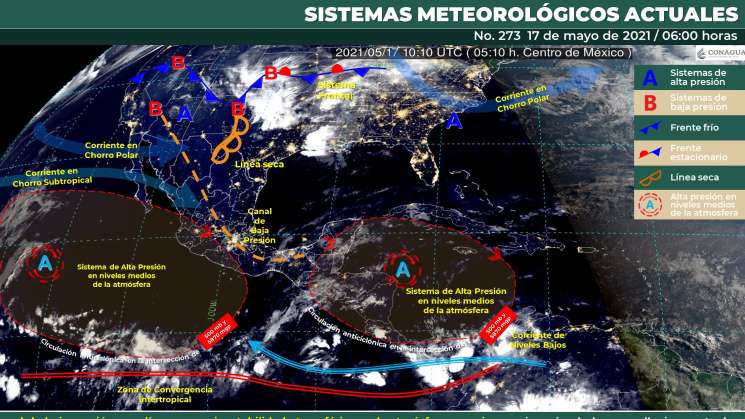  Posible granizo y lluvias intensas en Oaxaca, use paraguas