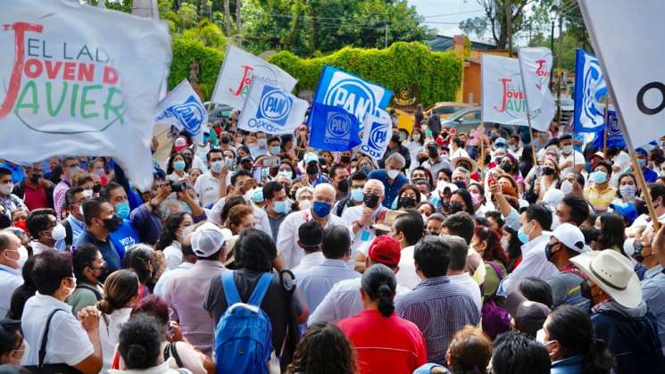 Nuestra campaña  tocará corazones por un mejor Oaxaca: JV: 