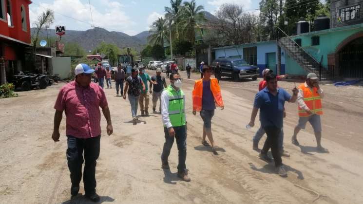 Personal de la CEPCO recorre zona afectada en San Pedro Totolapan