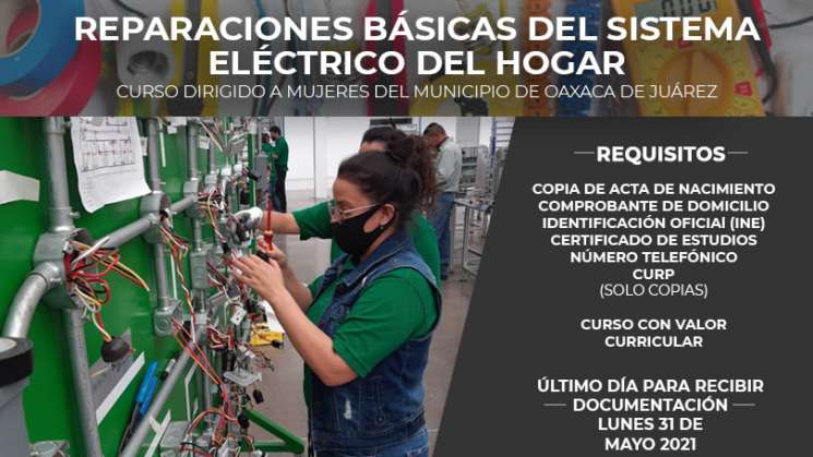 Invitan a mujeres a curso de reparaciones básicas de electricidad