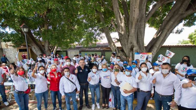 En San Pablo Etla, este 6 de junio ¡Ya ganamos!: Toño Fraguas    