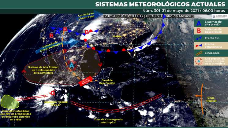 Anuncian nublados y lluvias, clima cálido en costas de Oaxaca