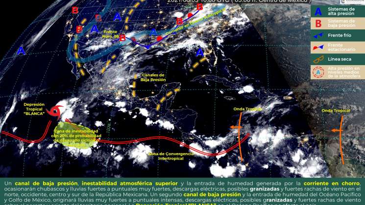 Seguirán lluvias aisladas en regiones de Oaxaca