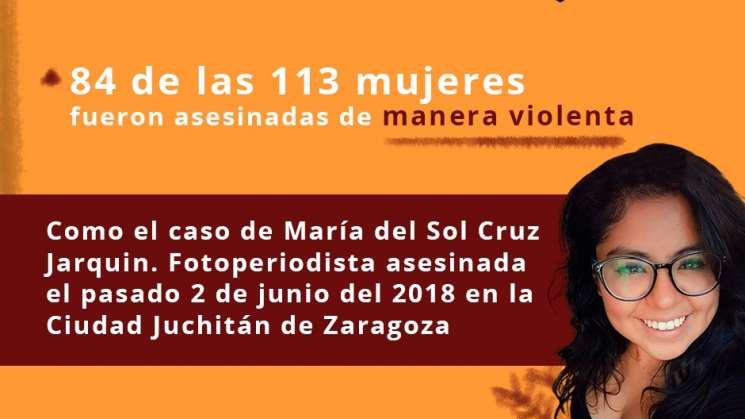 Istmo de Tehuantepec, la región que más feminicidios acumula