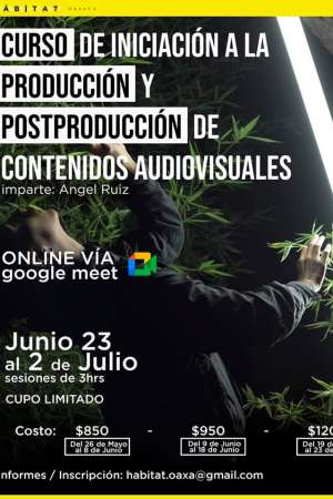 Curso de iniciación a la producción y postproducción de contenido