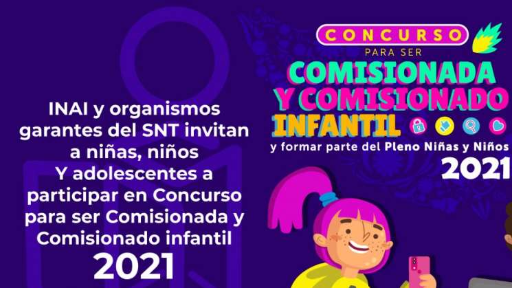 INAI invita a concurso para comisionado infantil