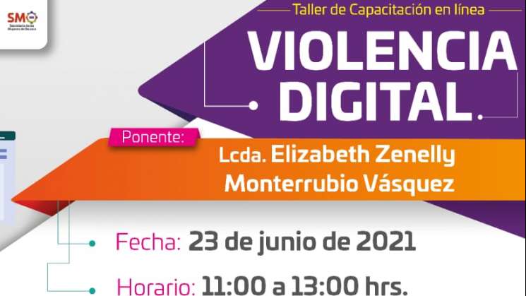 SMO y SA impartirán taller virtual sobre Violencia Digital