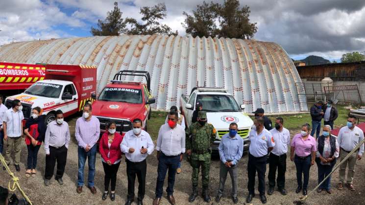 Inicia operaciones estación de bomberos en Tlaxiaco