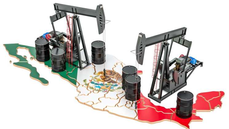 Precio del petroleo mexicano en 70.2 dólares por barril