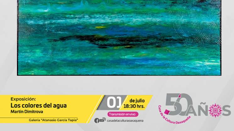   Presentará CCO “Memorial de 50 años” y “Los colores del agua” 