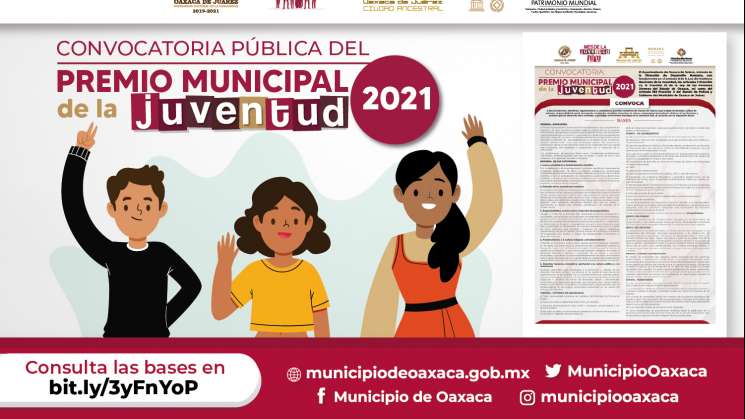 Convocan al Premio Municipal de la Juventud 2021