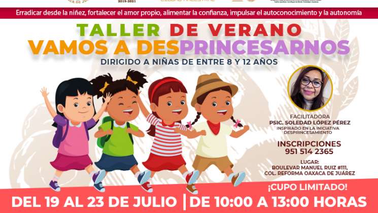 Invitan al taller “Vamos a desprincesarnos”