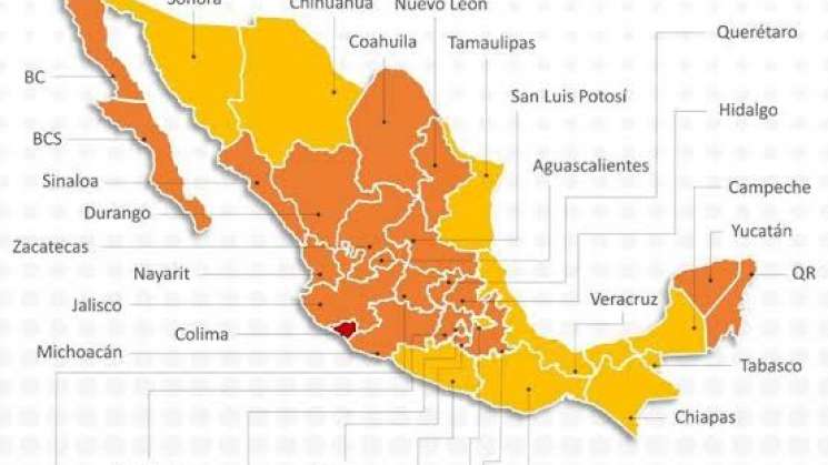 Tras ola de contagios, Oaxaca en semáforo amarillo