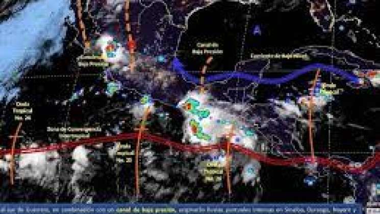 Onda tropical 17 causa nublados y lluvias en zonas de Oaxaca