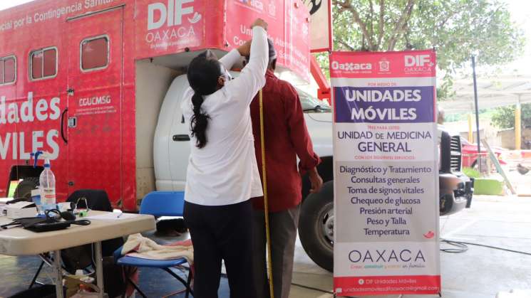 DIF Estatal Oaxaca lleva servicios médicos gratuitos a la Sierra 