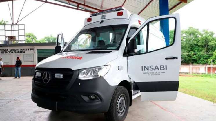 Etrega Insabi nuevas ambulancias a centros de salud del Istmo 