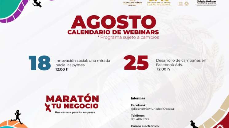 Invitan a participar en los webinars para emprendedores