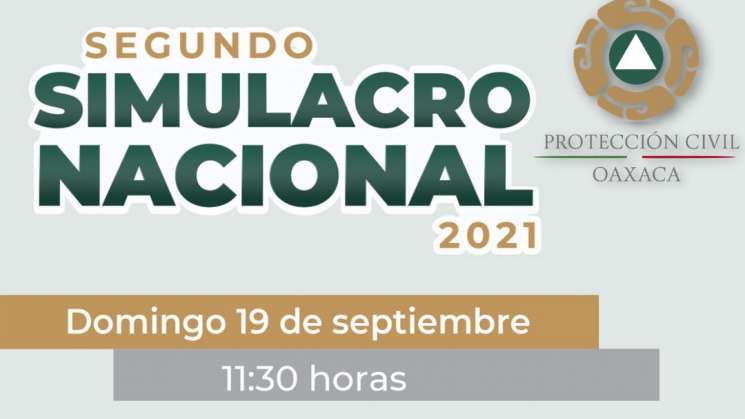 Convoca la CEPCO a participar en el Segundo Simulacro Nacional