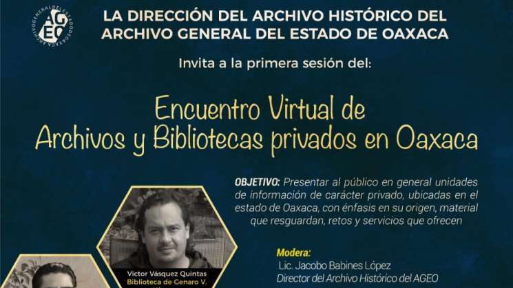 Invitan al Encuentro Virtual de Archivos y Bibliotecas Privadas