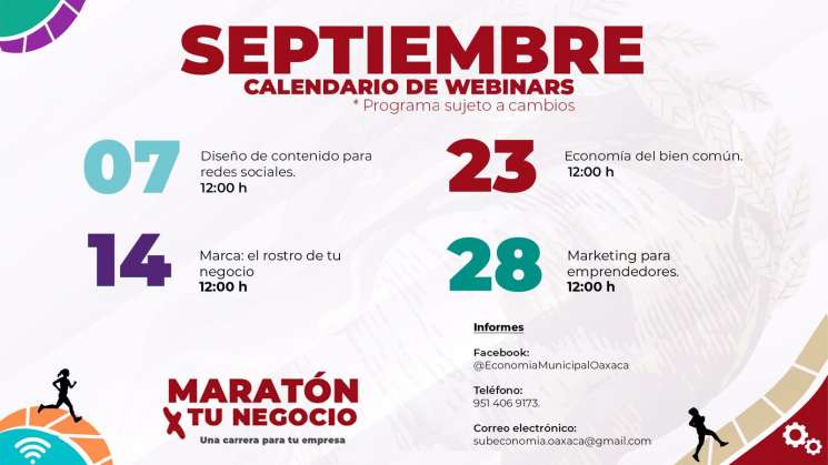 En septiembre, participa en los webinars para emprendedores 