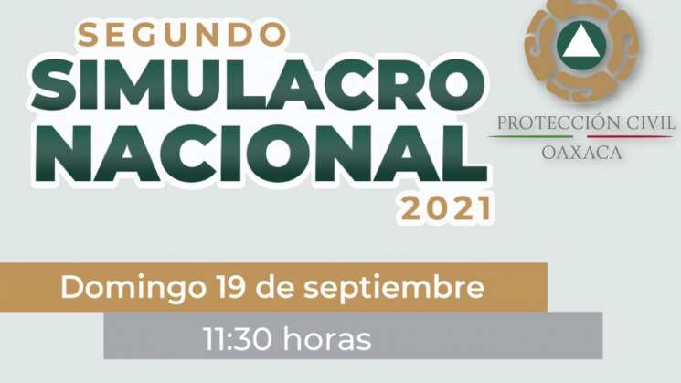 Convoca CEPCO a participar en el Segundo Simulacro Nacional