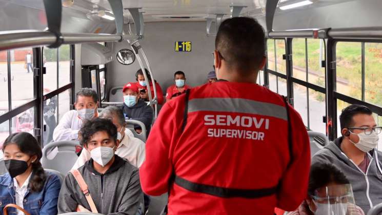 Inicia Semovi campaña para uso de cubreboca en trasporte público