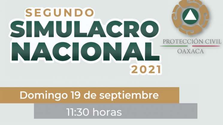 Próximo domingo 19 de septiembre sonara alerta por simulacro