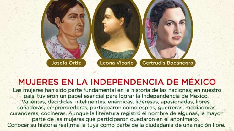 Llaman a visibilizar y valorar papel de mujeres en independencia