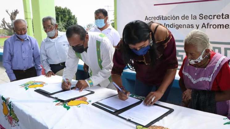 Firman Sepia e Inali convenio para justicia a pueblos originarios