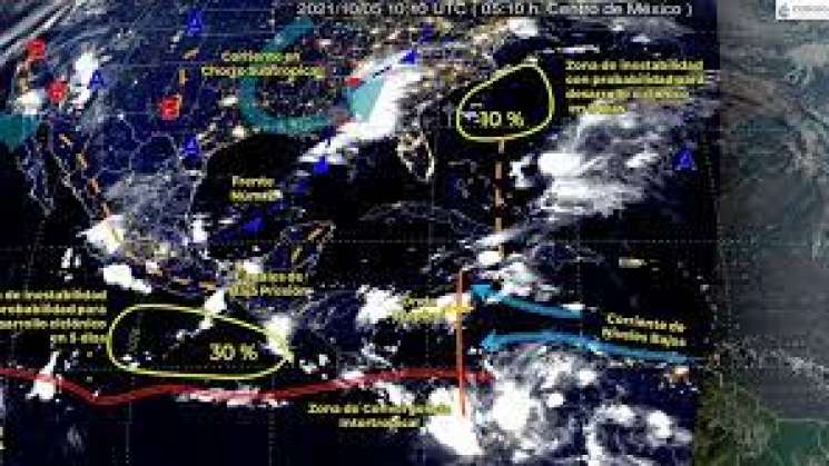 Alerta CEPCO por Frente Frío número 2 y Onda Tropical número 35  