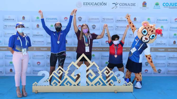 En el primer día de la paranatación Oaxaca suma siete medallas   