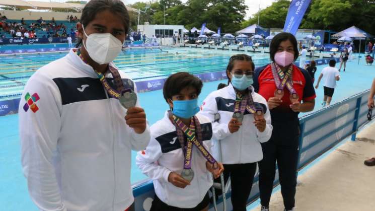 La paranatación oaxaqueña sigue cosechando medallas 