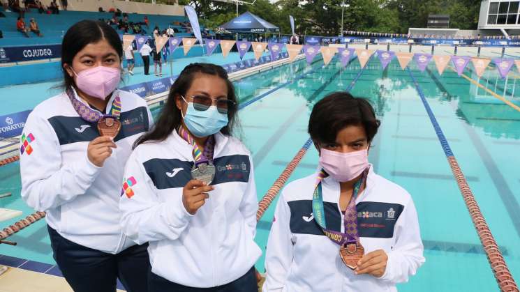 Seleccion de Oaxaca culmina Parancionales Conade con 5 medallas