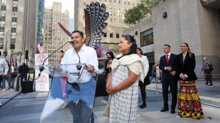 Alebrijes gigantes de Oaxaca  conquistan con su magia New York