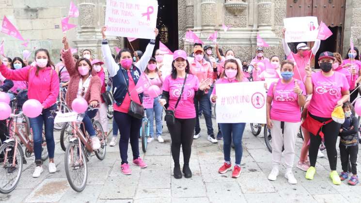 Con rodada ciclista, la SMO llama a mujeres al autocuidado 