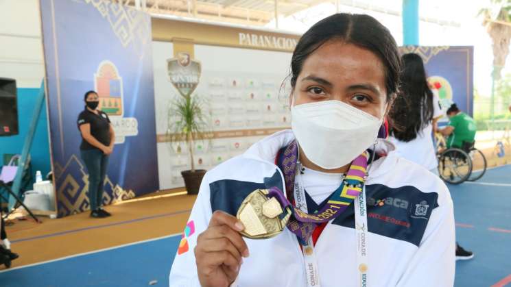 Rebeca Cortez gana medalla de oro para Oaxaca en paraatletismo