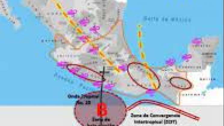 Pronostica CEPCO  lloviznas en Cuenca, Sierra Norte e Istmo