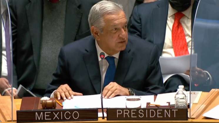 ANuncia AMLO Plan Mundial de Fraternidad y de Bienestar ante ONU