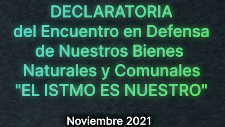 Encuentro en defensa de nuestros bienes territoriales y comunales