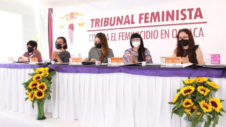  Arranca el Tribunal Feminista contra el Feminicidio en Oaxaca: