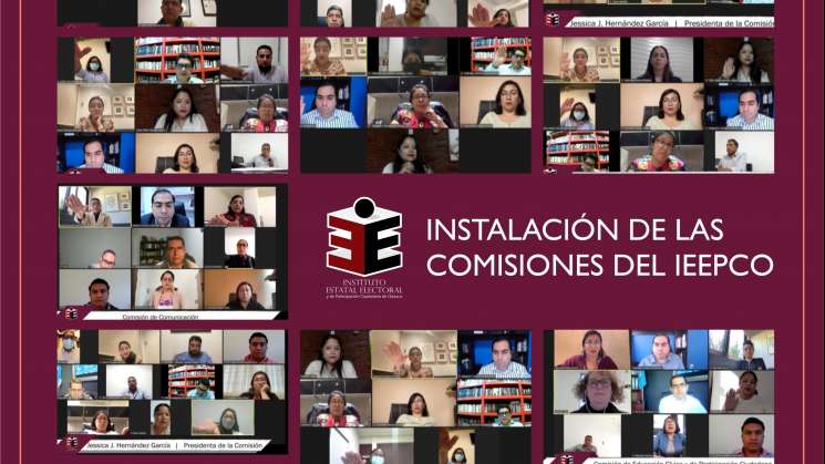 Instala IEEPCO comisiones permanentes y temporales 