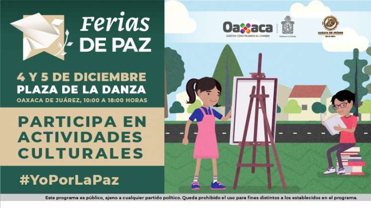  Invitan a las Ferias de Paz y Desarme Voluntario 