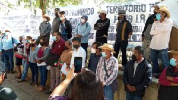 En los Valles de Oaxaca se ejerce la autonomía: NO a la minería