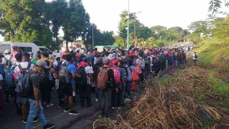 De Chiapas sale la primera caravana migrante del 2022