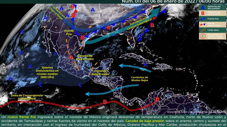 Anuncian clima cálido en costas y frio en sierra norte y sur