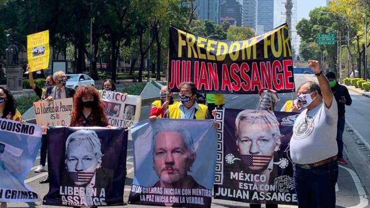 México exige libertad de Assange y rechazan extradición