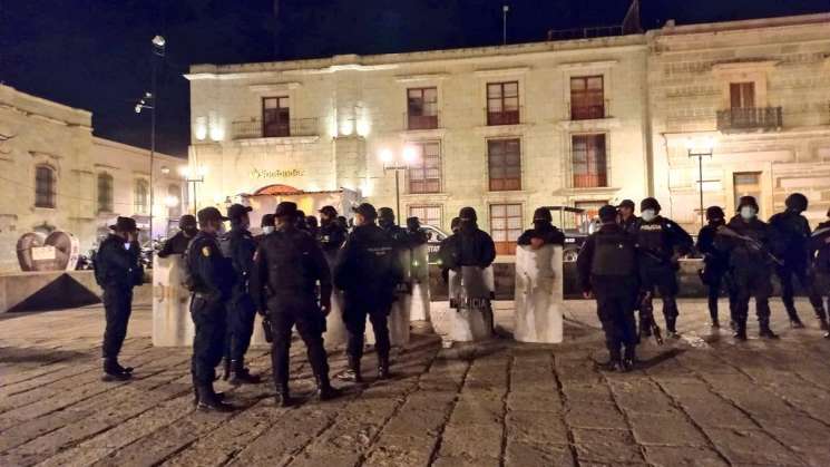 Liberan calles  del primer cuadro de la ciudad de Oaxaca