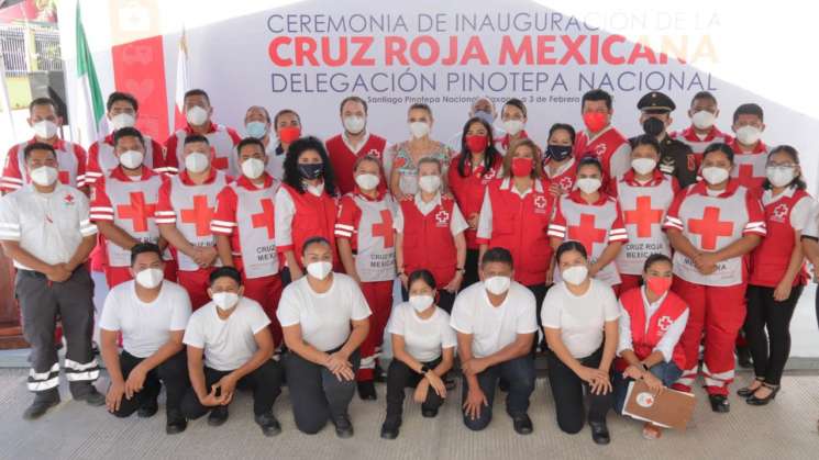 Inauguran sede de Cruz Roja Mexicana en Santiago Pinotepa 